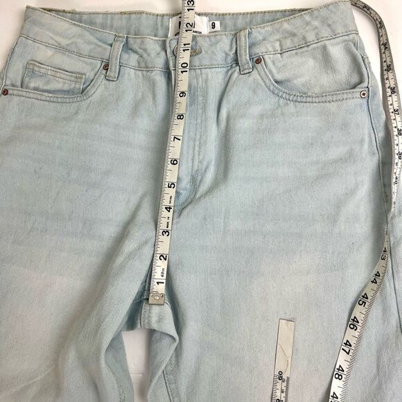 NWT Refuge Denim Mom High Rise Light Blue Jeans - Picture 8 of 9